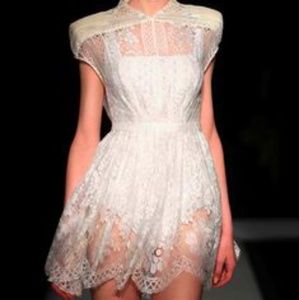 Lover The Label Off White Lace Dress